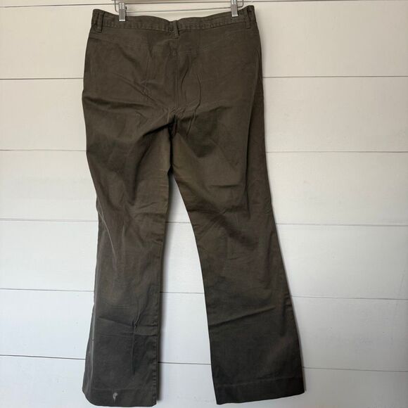 Gap Women’s 14 Olive Green Khaki Pants Office Core Career - Picture 4 of 7